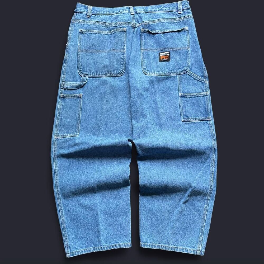 Timberland Utility Carpenter Jeans Men's 38 Blue Baggy